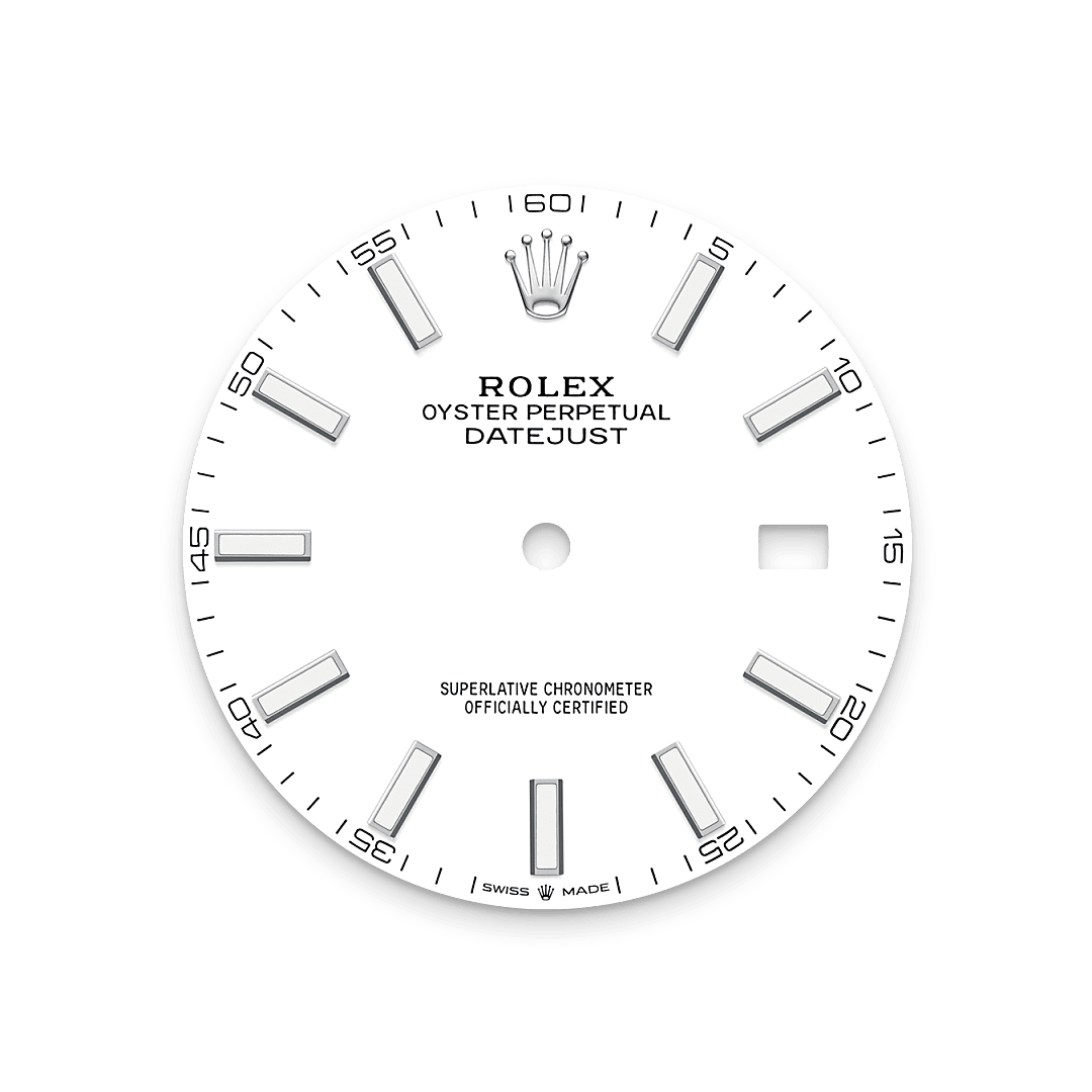 rolex Datejust 41 dial in Oystersteel, M126300-0005 - Unowatch