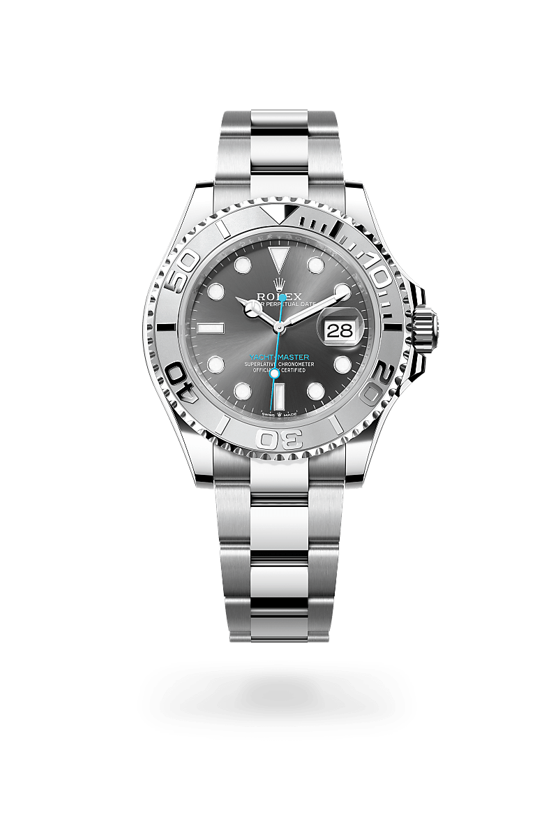 롤렉스YACHT-MASTER 롤레지움 – 오이스터스틸과 플래티넘의 조합 ,M126622-0001 - 우노와치