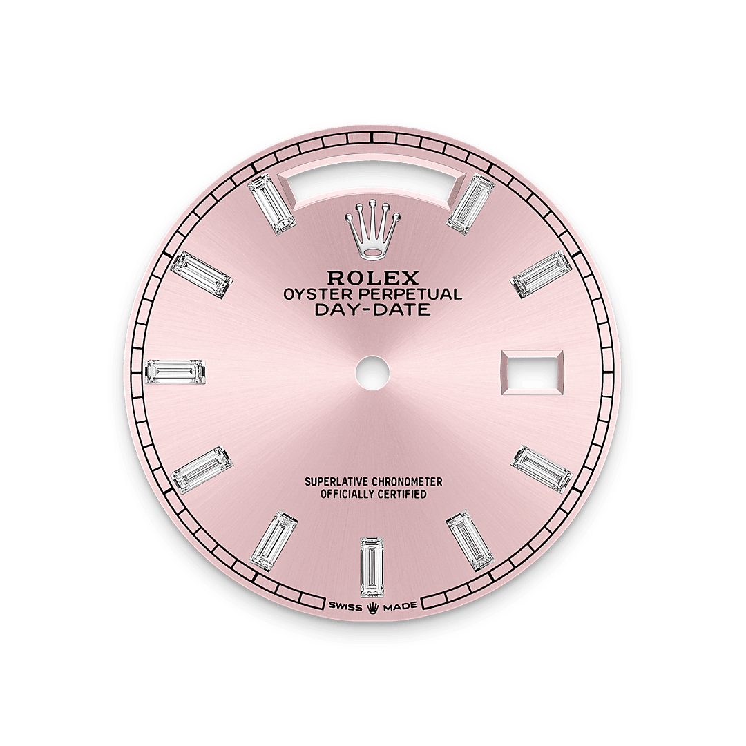 rolex DAY-DATE in 18 ct white gold, M128399TBR-0029 - Uno Watch