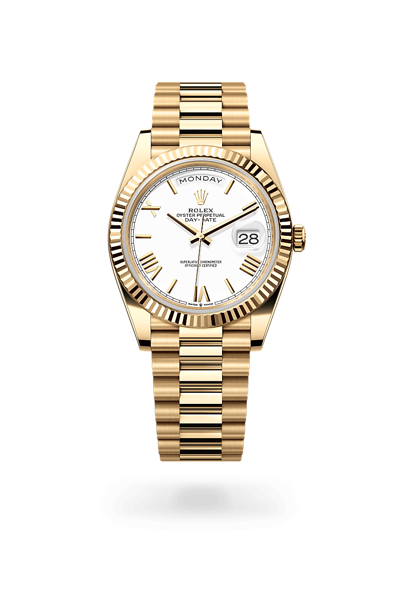 rolex DAY-DATE in 18 ct yellow gold, M228238-0042 - Uno Watch