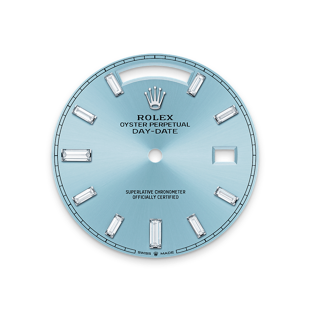 rolex DAY-DATE in Platinum, M228396TBR-0002 - Uno Watch