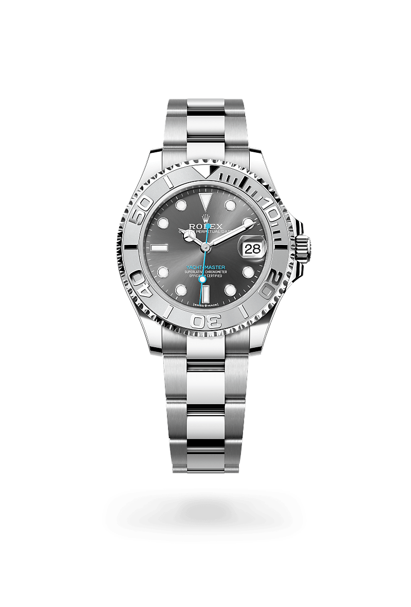 롤렉스YACHT-MASTER 롤레지움 – 오이스터스틸과 플래티넘의 조합 ,M268622-0002 - 우노와치