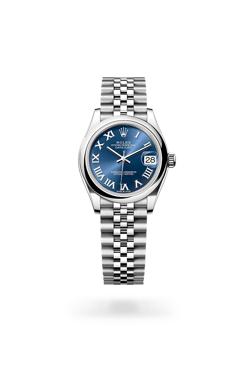 오이스터스틸 소재의 롤렉스 DATEJUST 정면, M278240-0018 - 우노와치