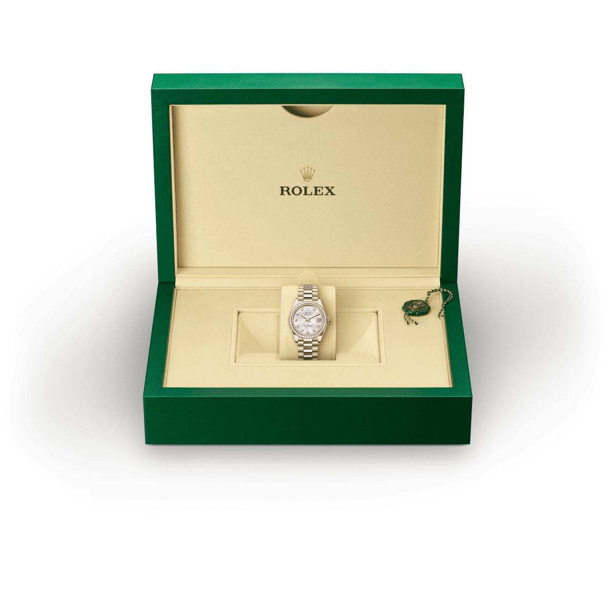 18캐럿 에버로즈 골드 소재의 롤렉스 DATEJUST, M278285RBR-0005 - 우노와치