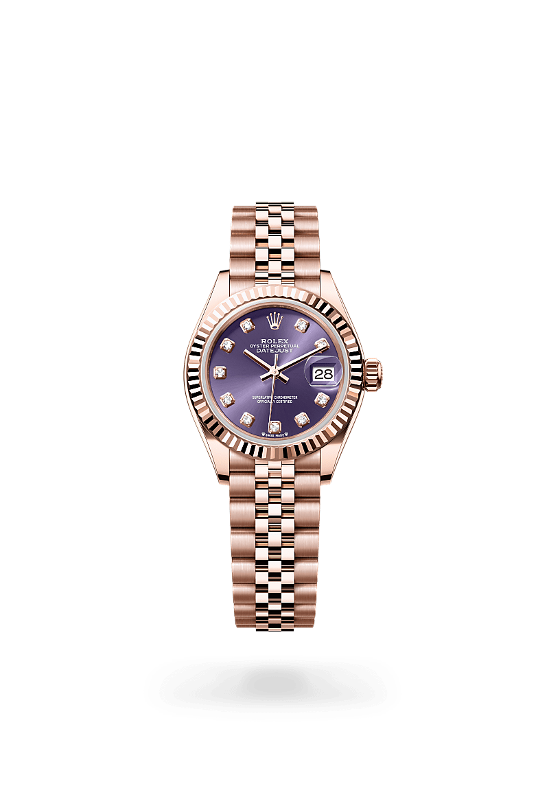 rolex LADY-DATEJUST in 18 ct Everose gold, M279175-0020 - Uno Watch