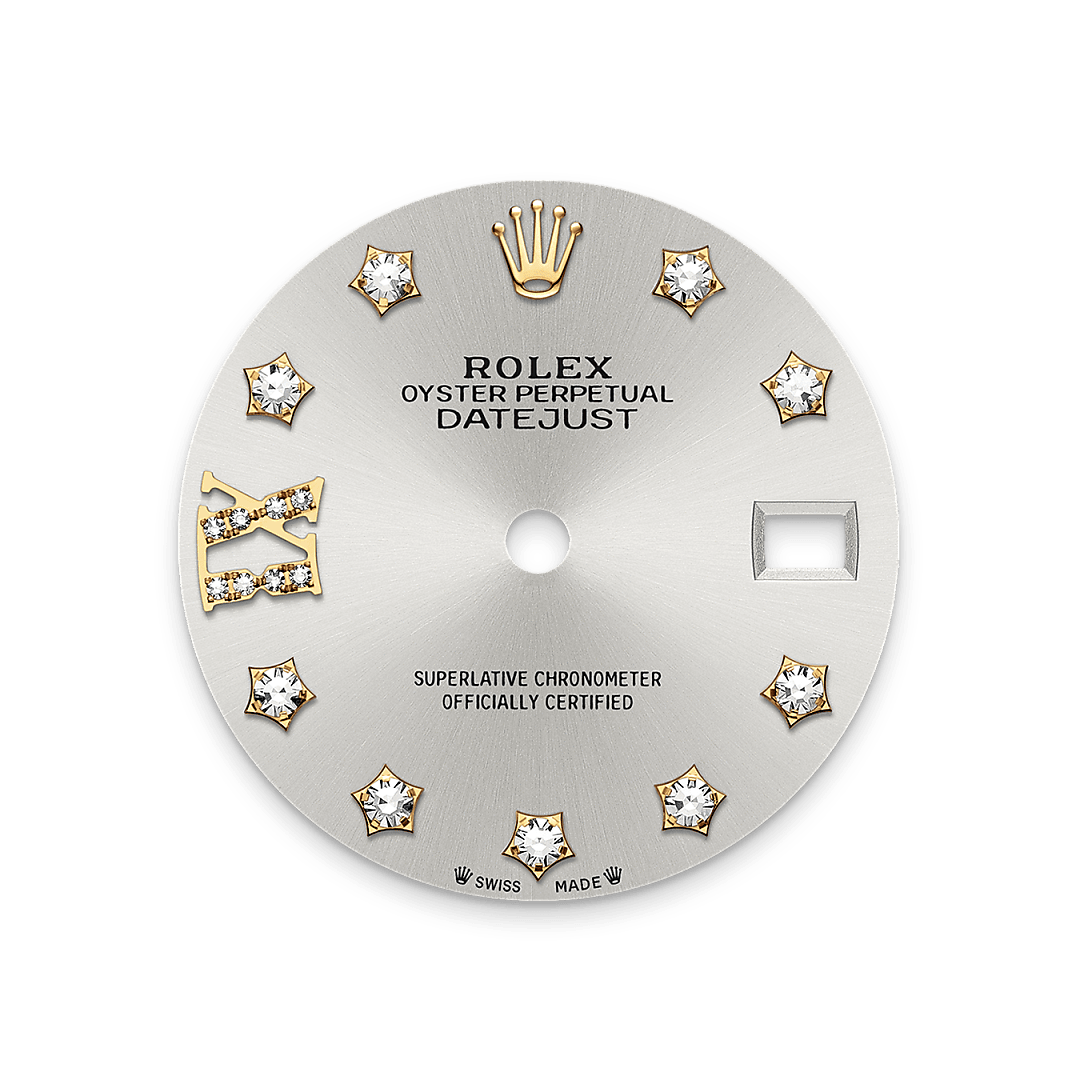 rolex Lady-Datejust dial in Yellow Rolesor - combination of Oystersteel and yellow gold, M279383RBR-0003 - Unowatch