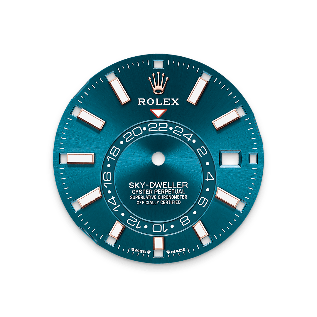 롤렉스SKY-DWELLER 18캐럿 에버로즈 골드 ,M336935-0001 - 우노와치