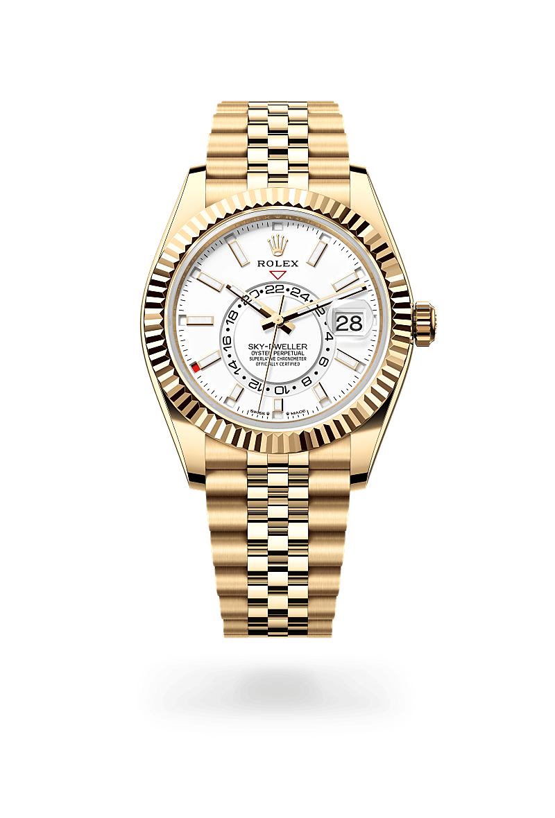 rolex SKY-DWELLER in 18 ct yellow gold, M336938-0006 - Uno Watch