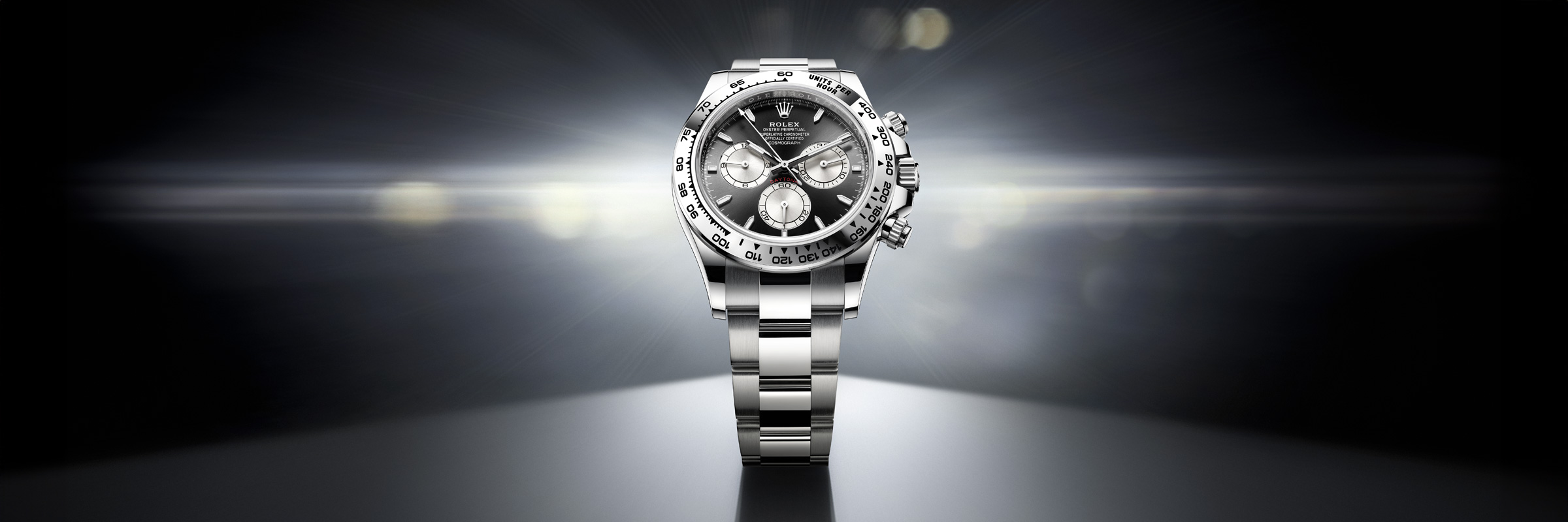 rolex COSMOGRAPH DAYTONA in 18 ct white gold with lugs set with diamonds, M126539TBR-0002 - Unowatch