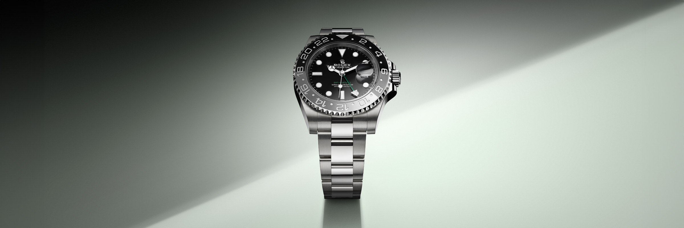 18캐럿 화이트 골드 소재의 롤렉스 GMT-MASTER II, M126719BLRO-0002 - 우노와치